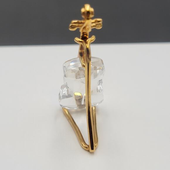 Swarovski Violin With Stand Crystal Memories Figurine Vintage Retired - Picture 13 of 13